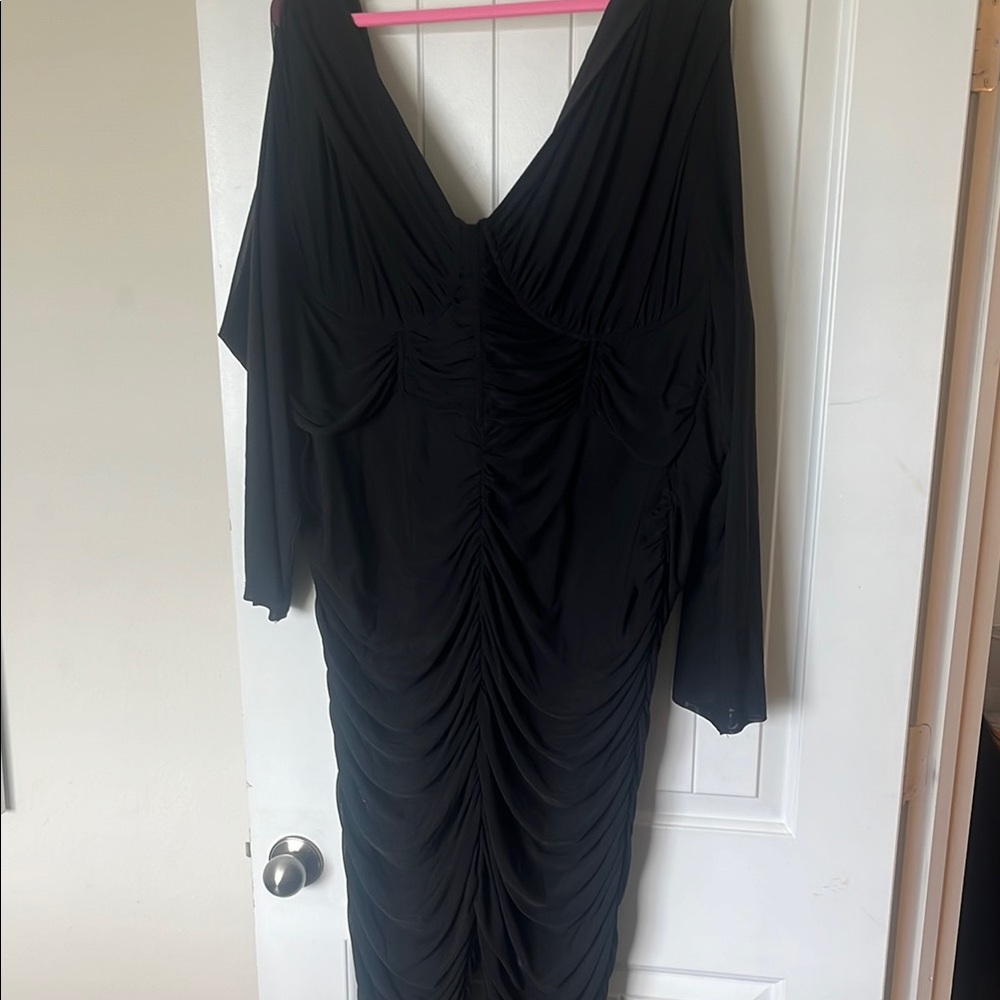 PrettyLittleThing Black One Shoulder Jumpsuit